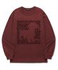 Ujeu Dog Be Dug Long Sleeve (Dls001) Burgundy