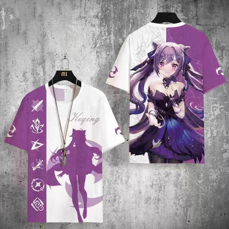 3D Printed T Shirts Men/Women Anime Tee Casual Harajuku O-Neck Short Sleeve Top Clothing