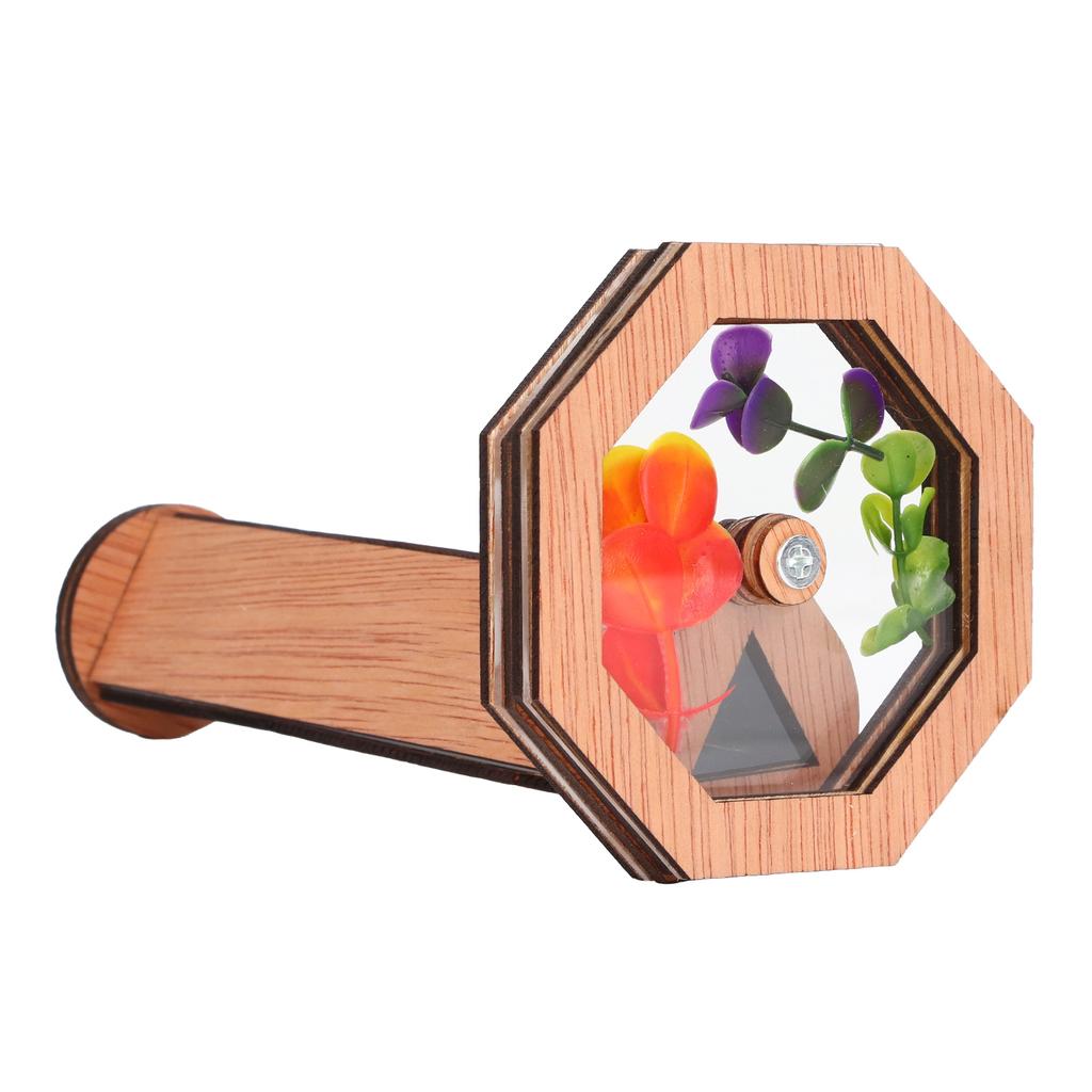 DIY Kaleidoscope Kit Develop Creativity Stimulate Imagination Safe Sturdy Durable Beech Kids