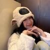 Soft Winter Bucket Hat Fleece Lined Fluffy Costume Hat Fashion Cosplay Party Hat  for Women