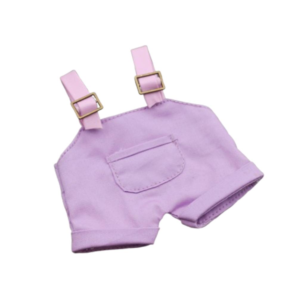 

Suspender Pants Labubu Time Clothes Toy Accessories Plush Dolls Clothes Kids Girls Toys фиолетовый