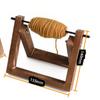 Top Quality Wooden Yarn Ball Holder Horizontal Storage Rack for Crochet Knitting Tassel Organizer Spinning Wheel Craft Accessory