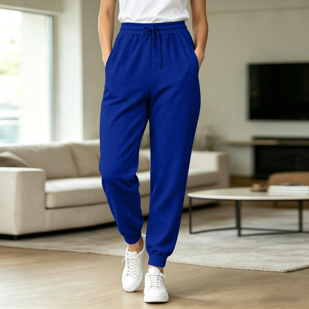 Women's Casual Drawstring Jogger Sweatpants for Everyday Wear