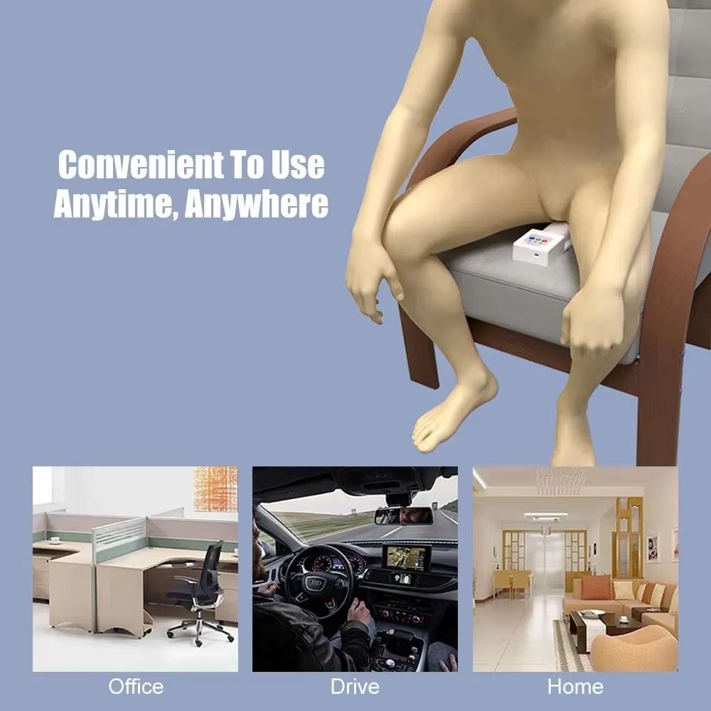 Aparat de Masaj Vibrator cu Căldură și Lumină Roșie pentru Îngrijire Personală și Confort, Aparat pentru Starea de Bine a Bărbaților