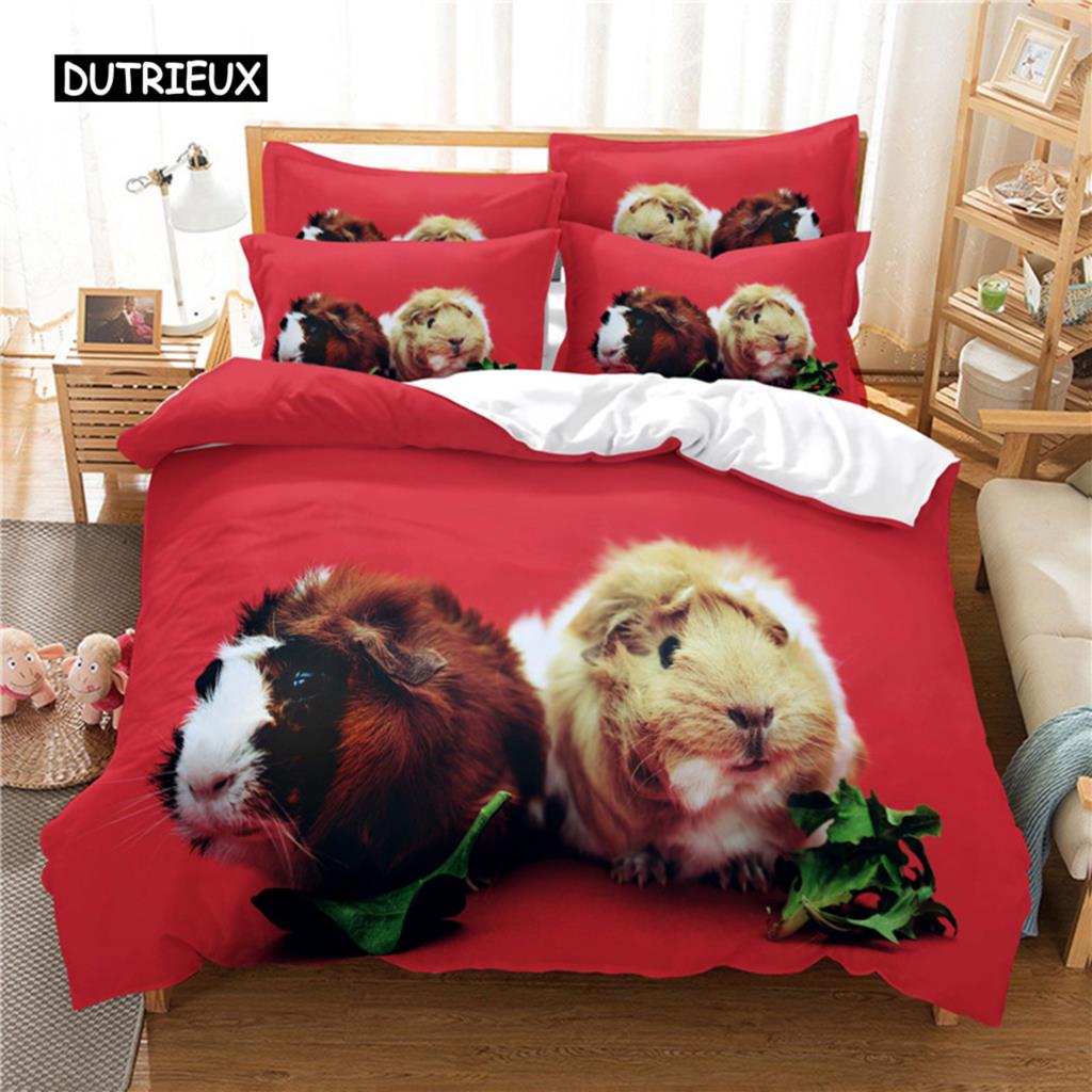 Tiere Bettwäsche-Set Bettbezug-Set 3D-Bettwäsche Digitaldruck Bettwäsche Queen-Size-Bettwäscheset Modisches Design