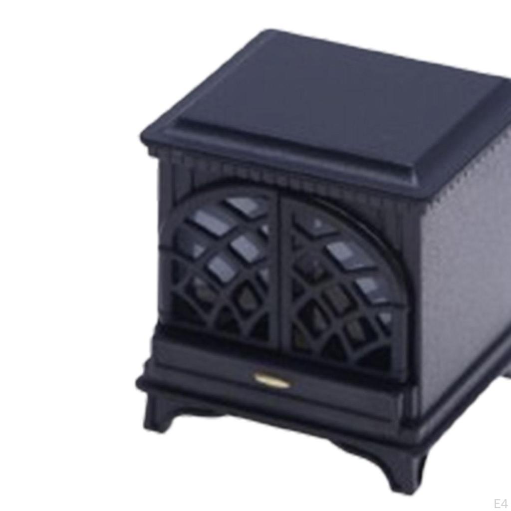 LED Fireplace for 1:12 Scale Dollhouses