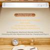 28cm Magnetic LED Lighting Remote Control Dimming Function Eye-care Table Lamp Rechargeable Touch Control Lamp