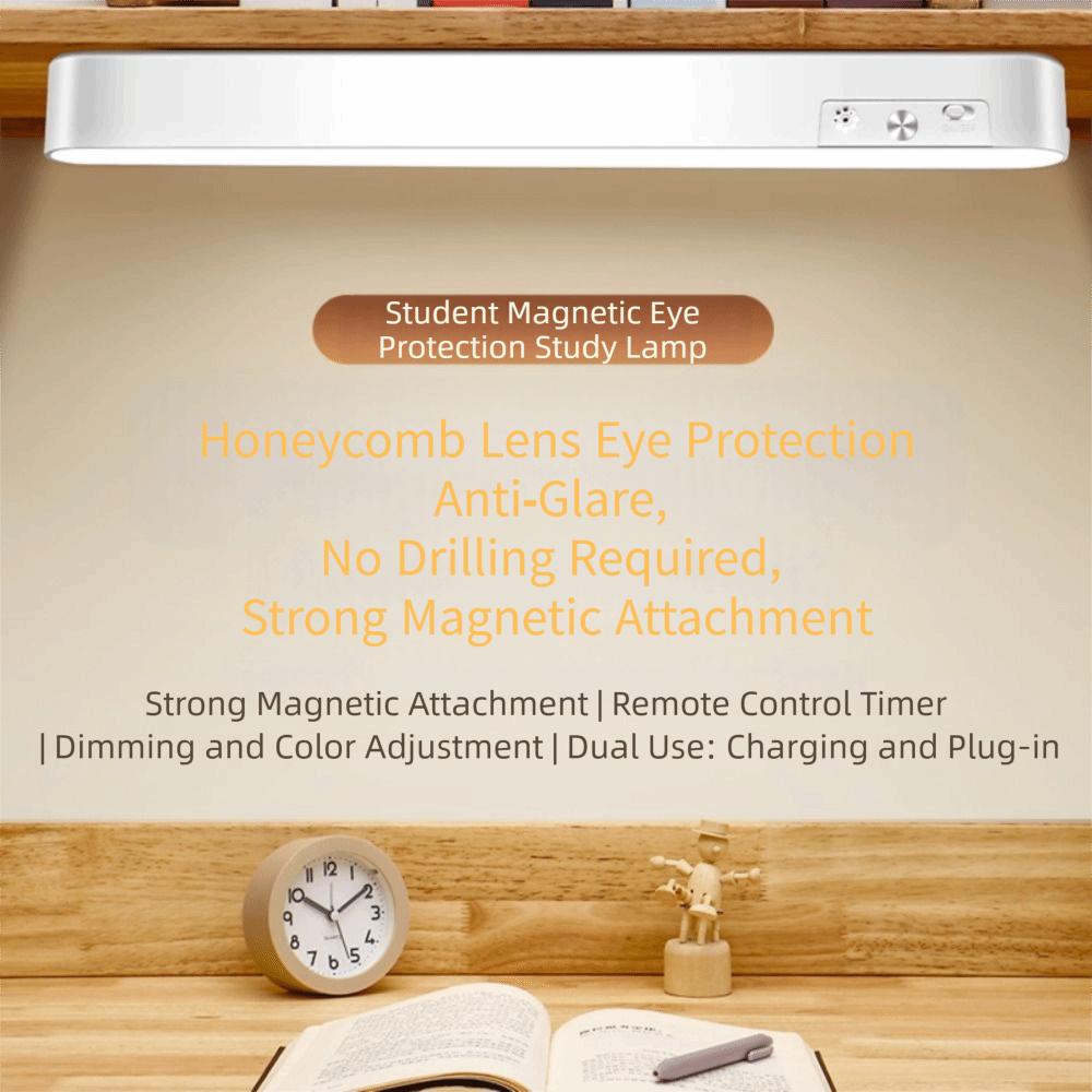 28cm Magnetic LED Lighting Remote Control Dimming Function Eye-care Table Lamp Rechargeable Touch Control Lamp
