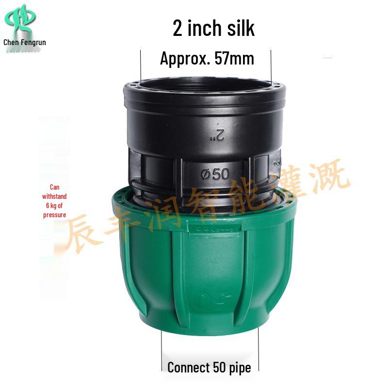 High-Strength Quick Connector for Inner Thread PE, PPR, PVC, and Aluminum-Plastic Pipes