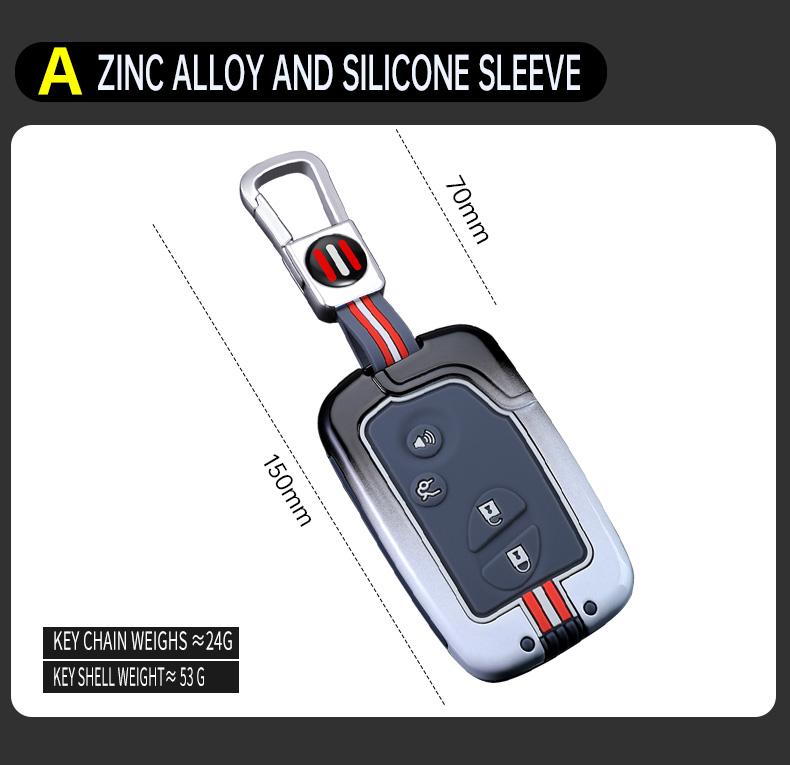 Car Key Case Cover Shell Fob for Lexus GS430 ES350 GS350 LX570 IS350 RX350 IS250 Key Shell Car Interior Protective Accessories