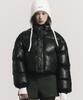 Nick&Nicole Premium Faux Leather Crop Padding_Black