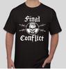 Final Conflict Totenkopf T-Shirt Tee Rockband Musik Punk Medaille CBGB