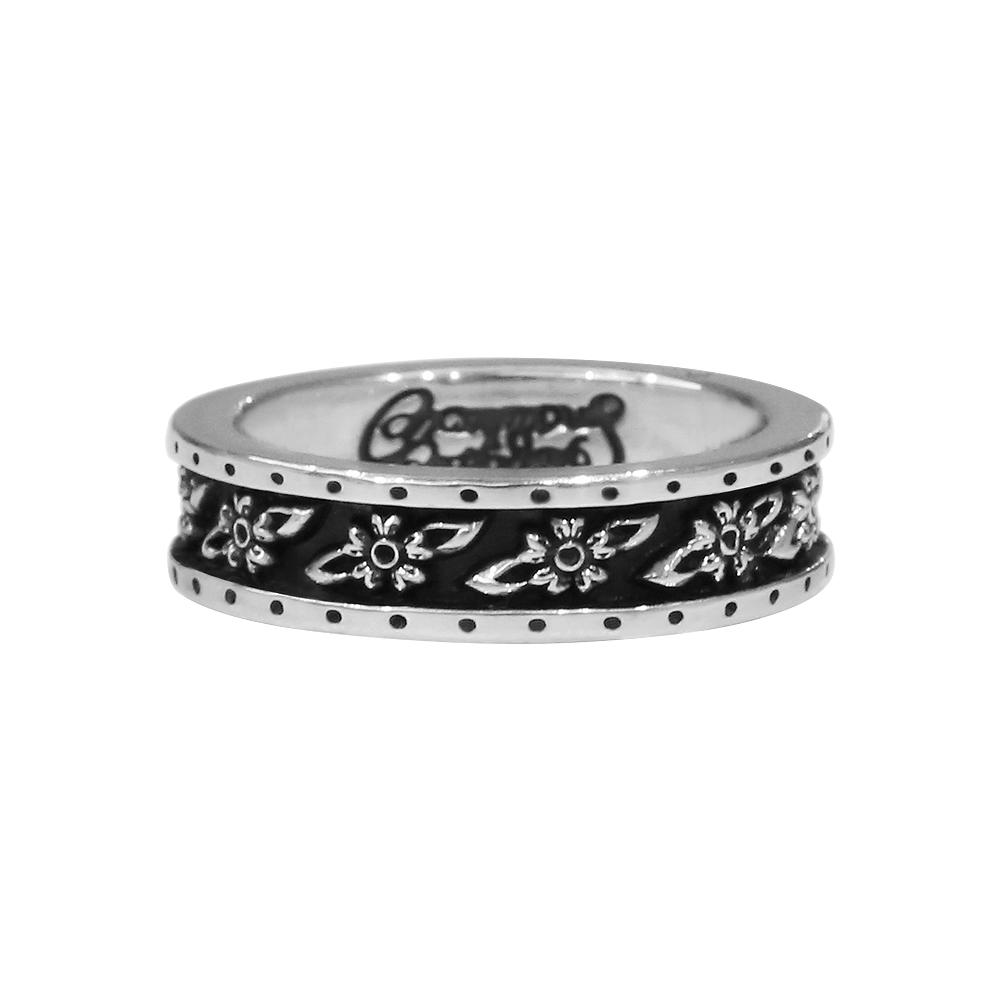 Anonymous Artisan Oldschool Flower Band Ring