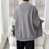 Japanese and Korean Sweaters Simple Autumn and Winter Jackets Men's Trendy Brand Design Sense Loose Casual Versatile Cardigan Baseball Jersey