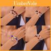 Halloween Spinnen Schmuck Geschenk für Paare Mit Glasperlen und Legierungsmaterial