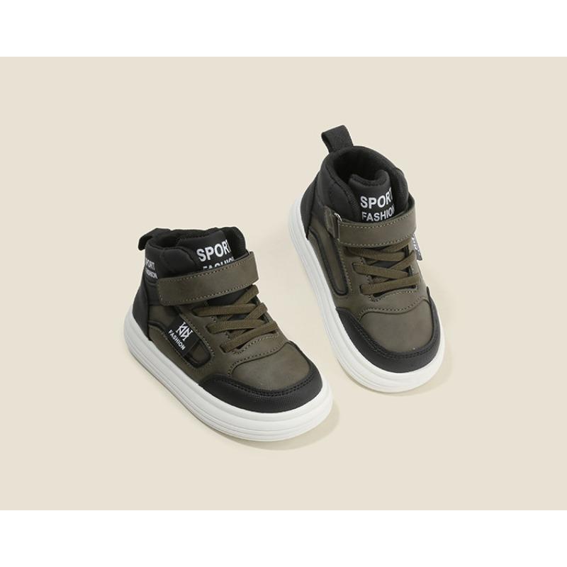 Kids Unisex High Top Platform Casual Sports Breathable Soft Sole Sneakers