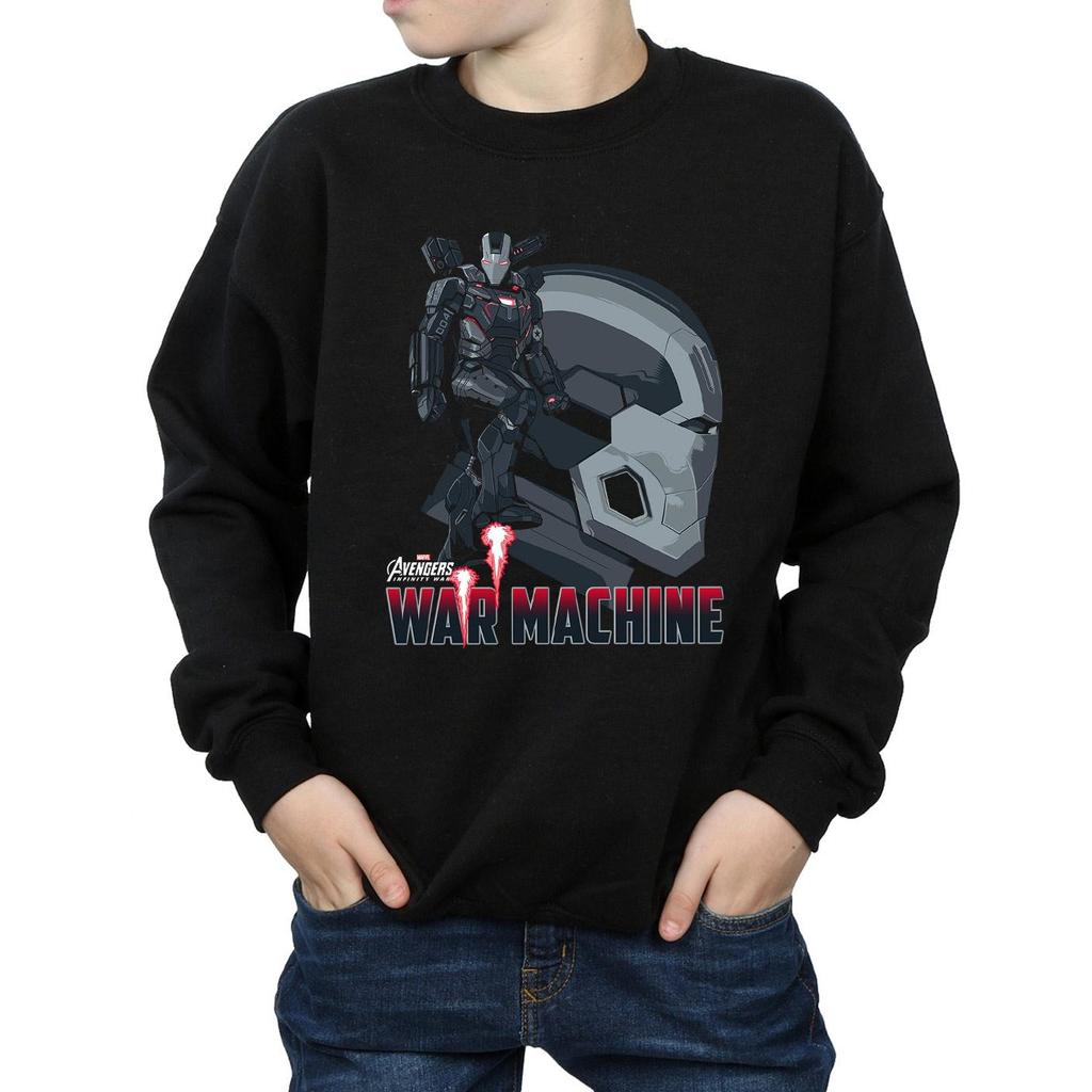 Marvel Boys Avengers Infinity War War Machine Character Sweatshirt