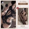 Hollow and thin sexy underwear sexy onesie temptation strap perspective lace free purple n