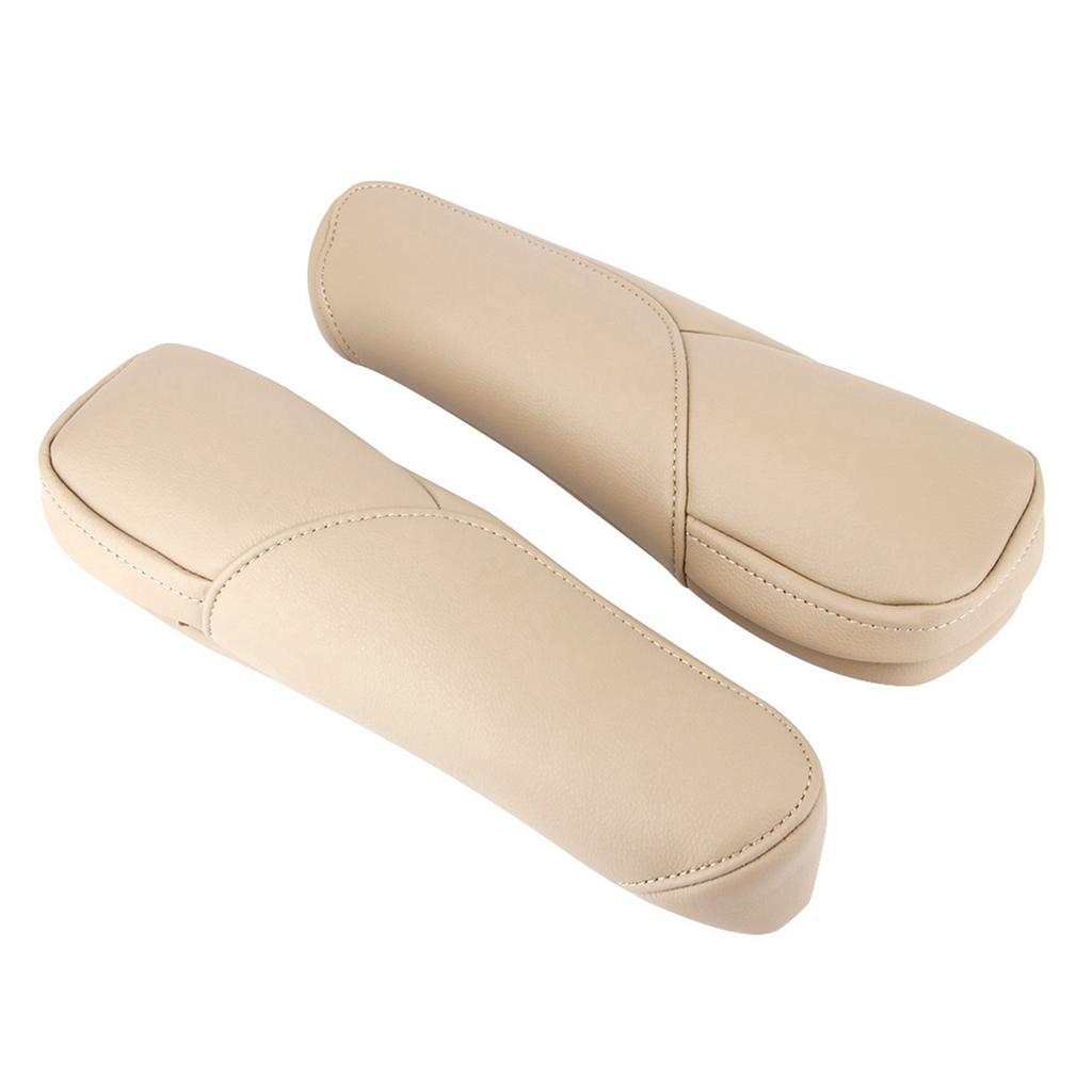 2pcs Seat Armrest Cover Driver Passenger Microfiber Leather Fit for Honda CRV 2007 2009