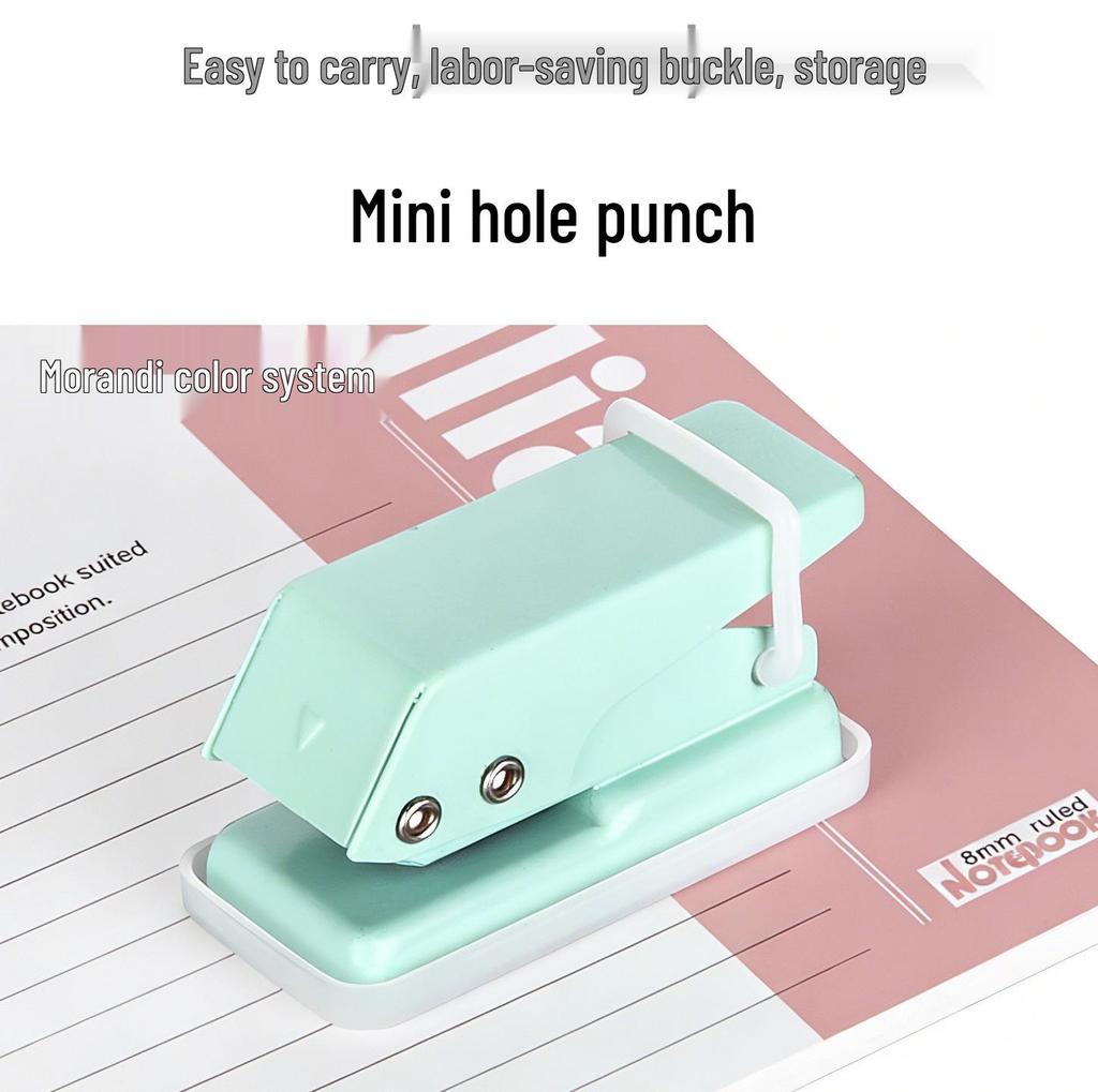 Compact Round Hole Punch for Students and DIY Crafts