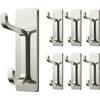 4PCS Moisture-proof Wall-Mounted Hooks Waterproof Strong Adhesive Hooks Closet Hooks  Dorm Closet