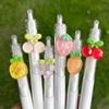 2 stk Søt Tulipan Blomsterhode Gelpenn 0,5 mm ST Hurtigtørkende Student Notater Test Skrivesaker Skrivepenn Kawaii Skoleutstyr
