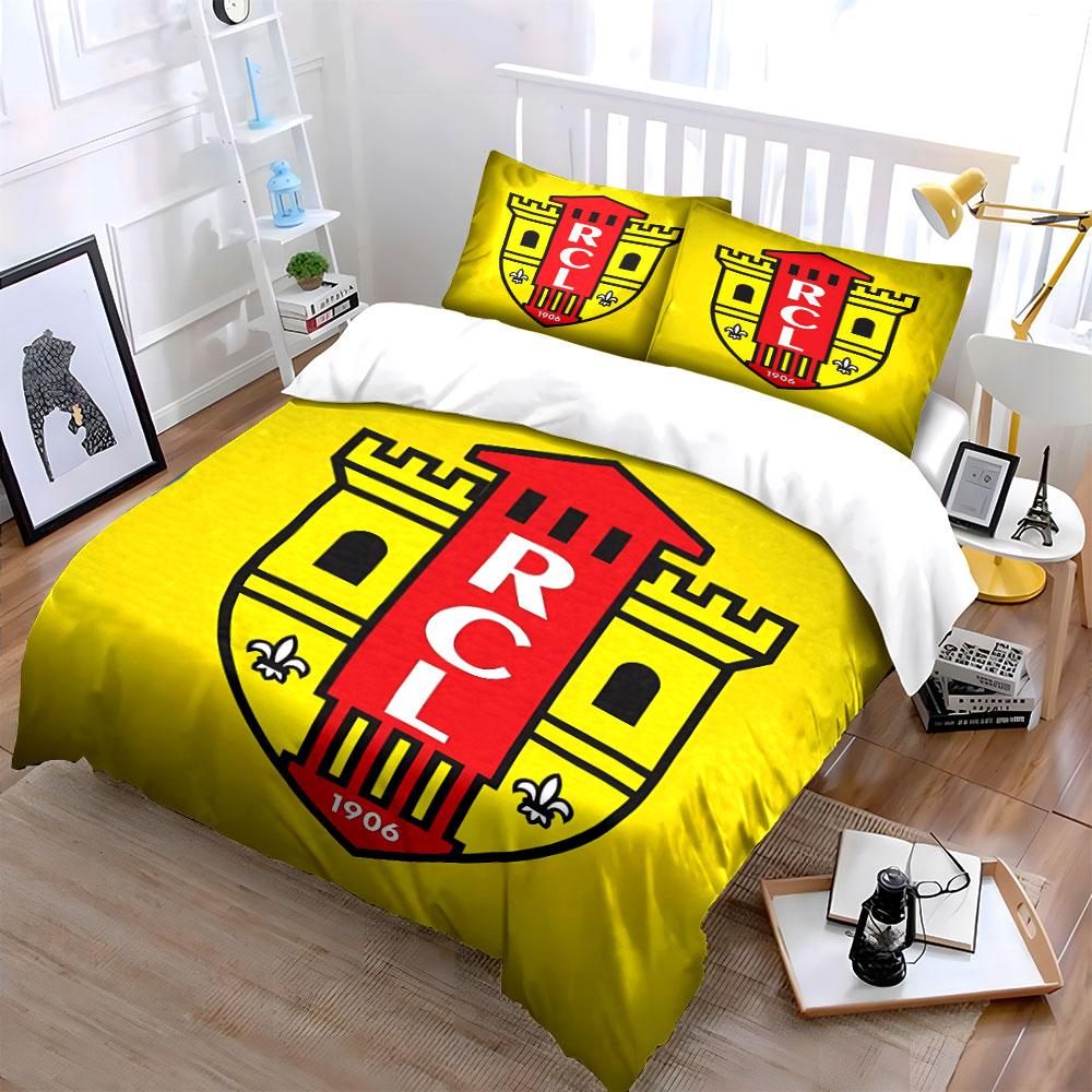 RCL Yellow Castle 1906 Set Bedding Duvet Cover Set Duvet Cover Pillowcases (1 * Duvet Cover 2 * Pillowcases, Without Duvet Insert)