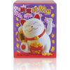 5.5inch Fortune Cat, Battery Operated Japanese Lucky Cat with Waving Arm Chinese Feng Shui Deoration Maneki Neko for Fortune Money and Good Luck, for