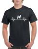 Heart Beat Rate Pulse Canaan Dog Gift Present Unisex T Shirt Birthday