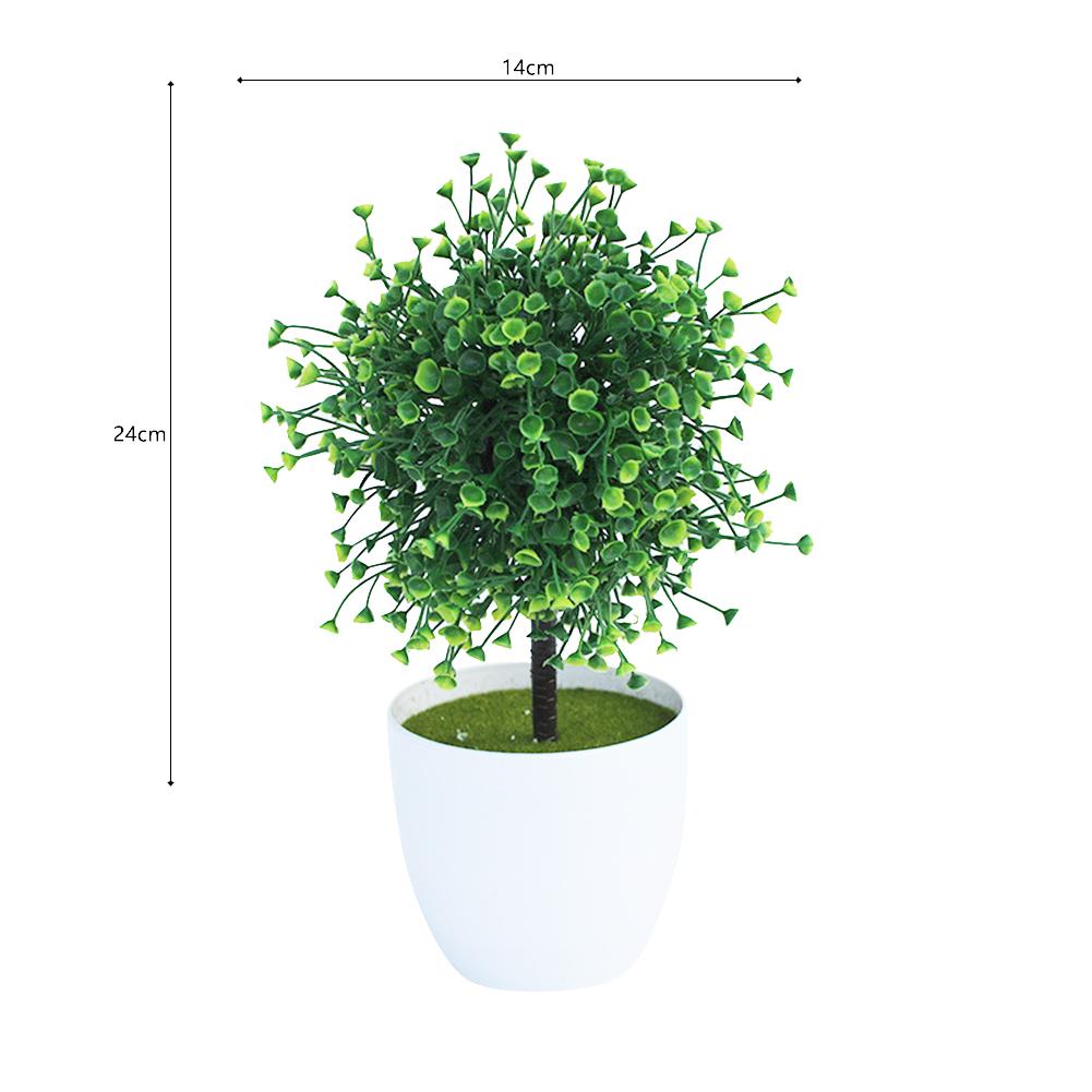 Colorful Simulation Bonsai Ornaments Light-weight Realistic Artifical Fake Plant Flower Potted For Indoor Outdoor Decoration