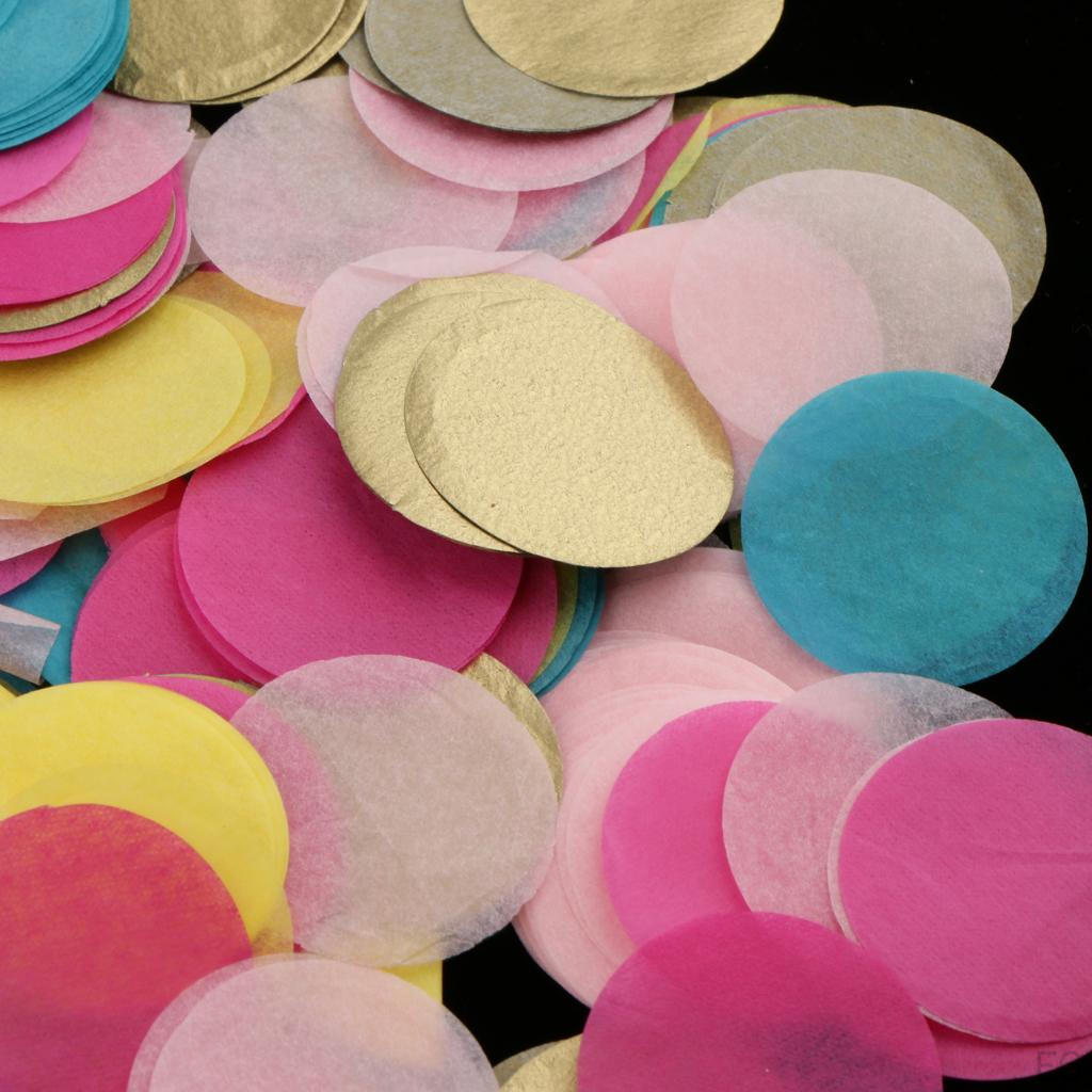30 Confetti Round Tissue