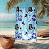 Serviette de plage ultra-douce sur le thème du hockey sur glace, idéale pour la piscine - le camping, la plongée - Essentiel de voyage parfait, Serviette de plage vibrante.