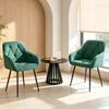 Modern Chair Set with Ergonomic Backrest, Comfortable Upholstered Chairs, Versatile Dining Chairs (only with 2pcs Dining Chairs)