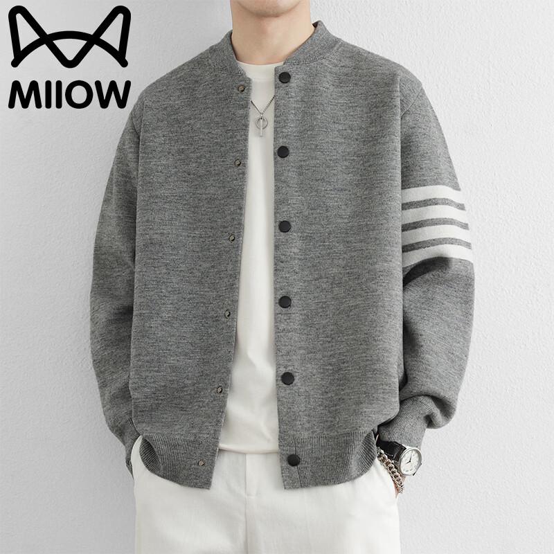 MiiOW Men's American Style Loose Knit Cardigan