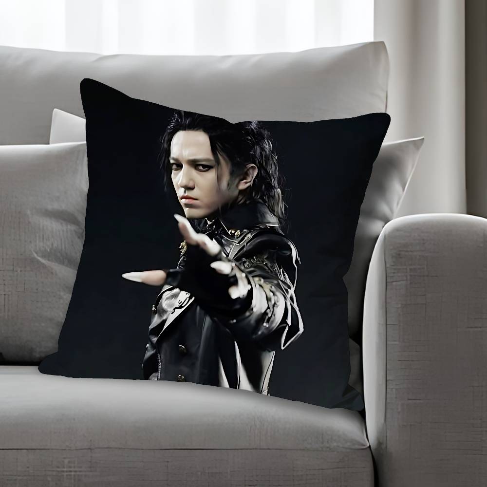DDimash KKudaibergen Pillow Cases for Bedroom Living Room Sofa Home Decor Polyester Cushion Cover with Zipper