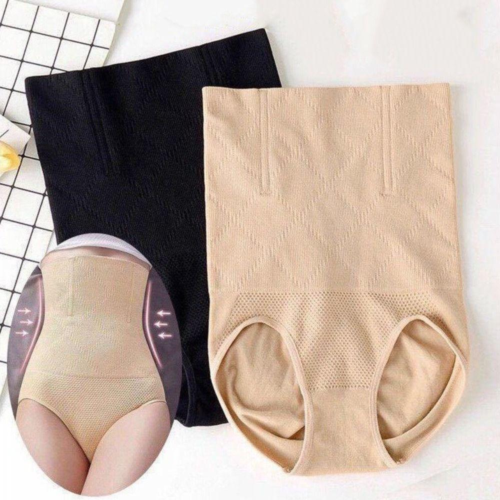 High Waist Tummy Control Panties Waist Trainer Bodyshape Briefs Lingerie Seamless Shapewear  Female