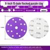 Rongyu 6-inch 600 Grit 15-Hole Dry Ceramic Sanding Discs