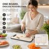 Stainless Steel Chopping Board Double-Sided Vegetable Cutting Board Cutting Board Mats  Frozen Meat