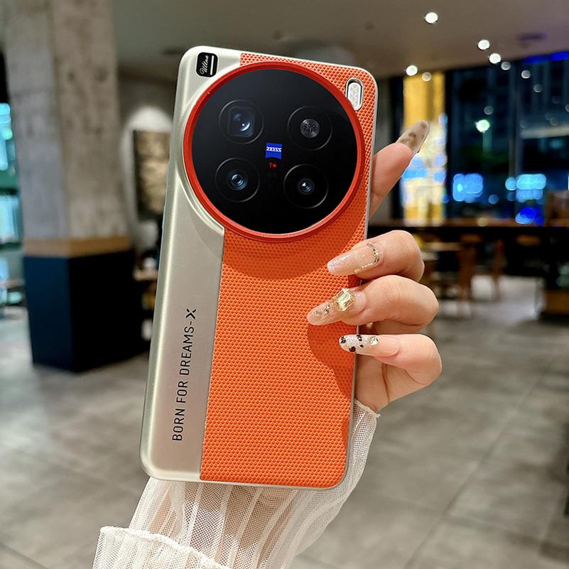 

Задняя кожаная линза приподнятое кольцо для защиты корпуса линзы для VIVO X200 Ultra X200s X200 Pro X200 Pro Mini тонкая защитная крышка vivo X200 Pro mini оранжевый