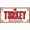 Country Metal Sign Tin Plate, France, Russia, Car, Garage, Club Decoration, Spain, Poland, London, Portugal, Korea Plate, N397