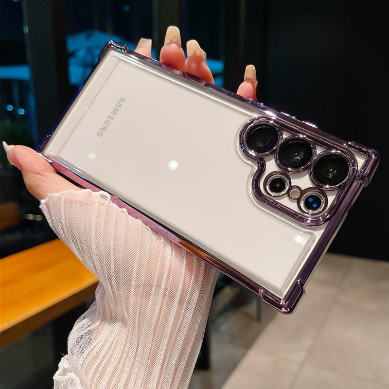 Cubierta Transparente Clara a Prueba de Golpes con Revestimiento Carcasa Protectora Completa para Lente de Cámara Carcasa Trasera para Teléfono Móvil para Xiaomi Poco Redmi