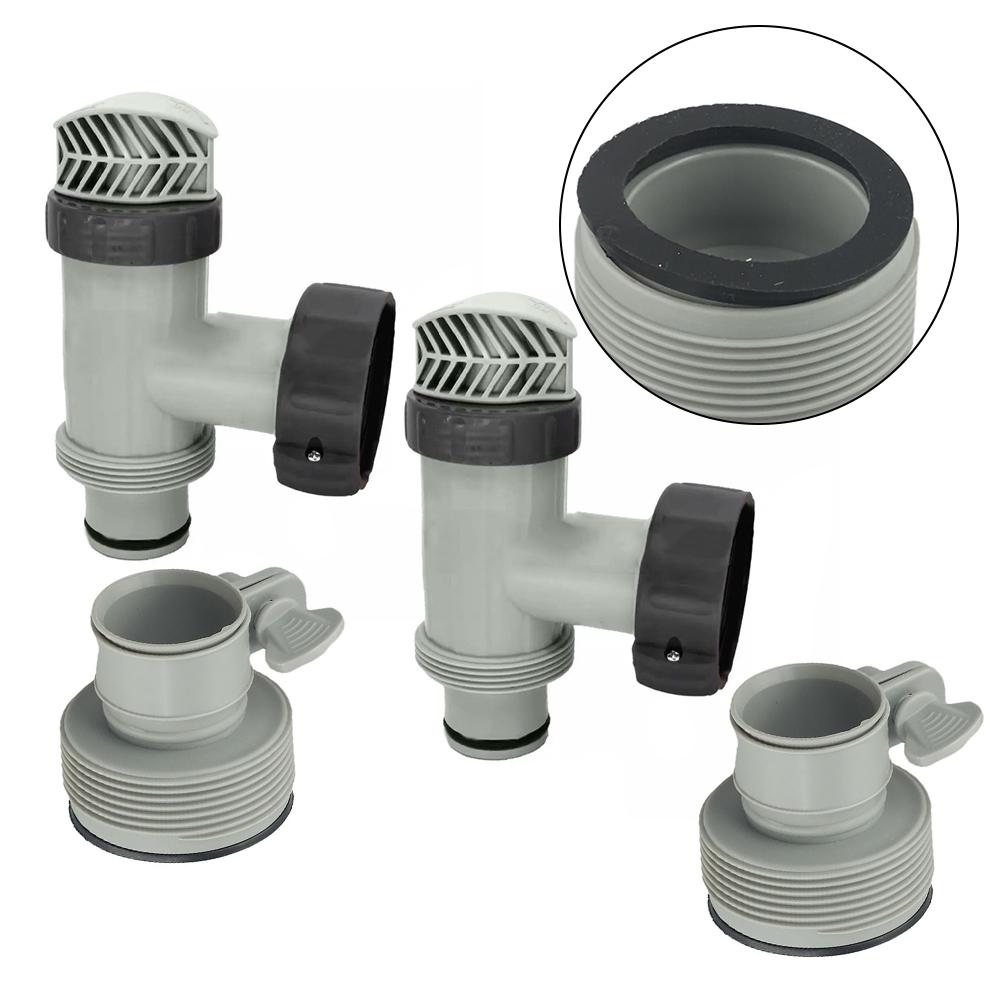 Robinet de piscine et adaptateur de tuyau Type B Conçus pour les piscines hors sol avec installation rapide et fonctionnement fiable