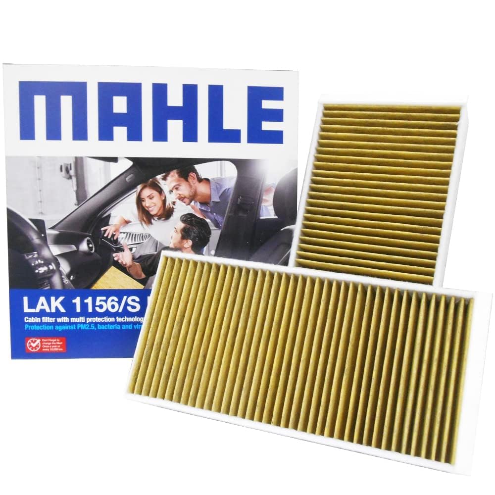 

MAHLE BMW Air Conditioner Antibacterial and for 1 2 i3 MAHLE Filter, Antiviral, Series, Series, X1, X2, (F39, F40, F45, F46, F48, I01), 118i, 118d,