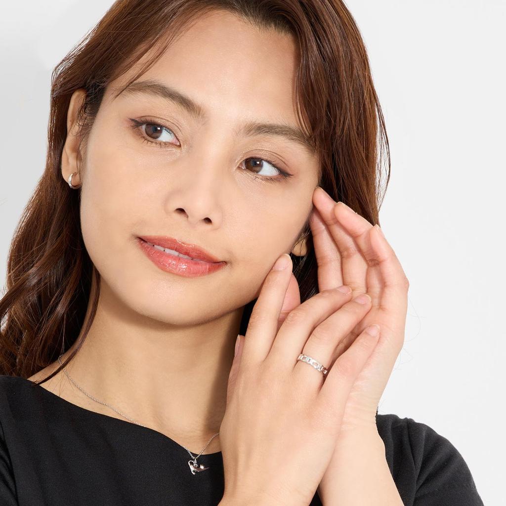 Lala Christie Figaro Chain Ring for Silver 925 Size Women, [WHITE Label], 11, r14051-w-11