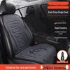 Universal 12V/24V Graphene Heated Car Seat Cushion with Cigarette Lighter Adapter