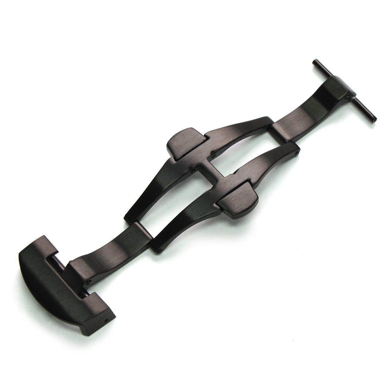 

CASSIS D-buckle for Panerai, 22mm, Satin Black Stainless Steel