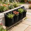 Black Felt Plant Grow Bag Non-Woven Fabric Wall Greening Felt Bag New Planting Bag  Plant Growing