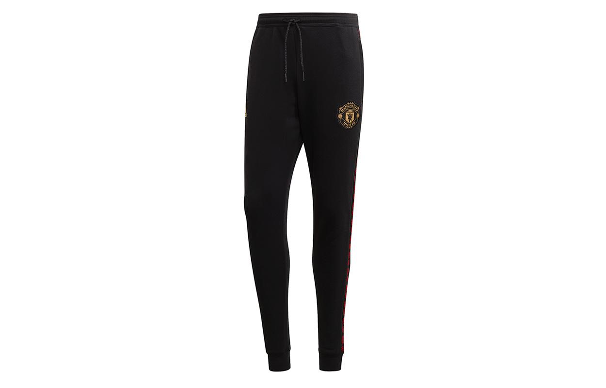 

Adidas Manchester United Knitted Sweatpants Men s Black Moderate Skinny Pants DZ0457 M