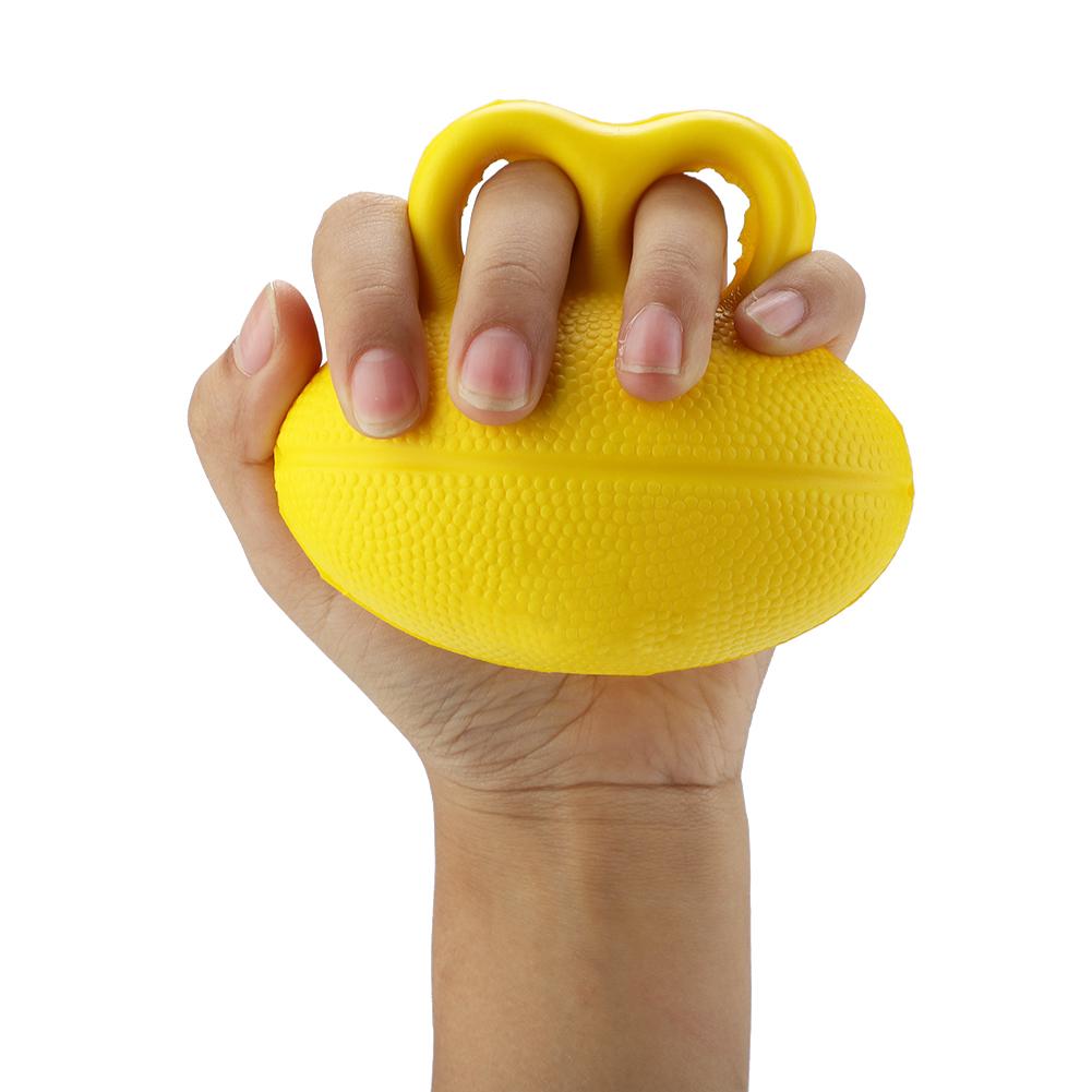 Universal Hand Function Trainer Finger Recovery Training Exercising Stress Grip Ball Yellow