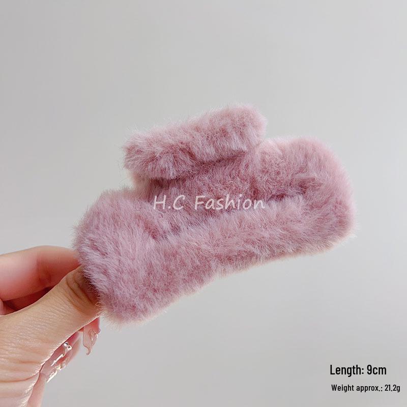 Plysch Hårklo: Söt, Fluffig & Stor för Höst och Vinter